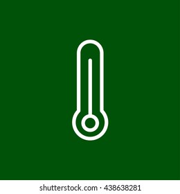 thermometer line icon