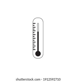 Thermometer line Icon Vector Illustration isolated. Weather Thermometer outline icon, Home Thermometer linear symbol