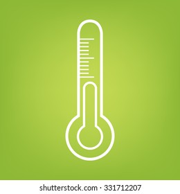 Thermometer line icon. Vector illustration 