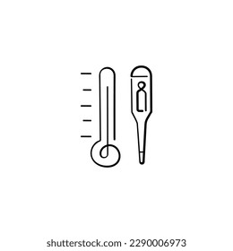 Design des Thermometer Line Style