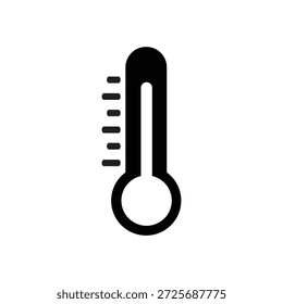 Thermometer Logo Symbol Illustration flach