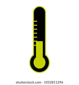 thermometer measure isolated icon