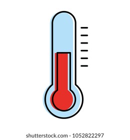 thermometer measure isolated icon