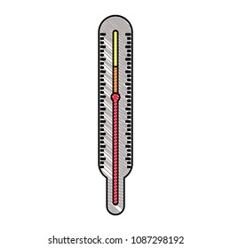 thermometer measure temperature icon