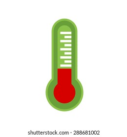 Thermometer, measurement, temperature icon vector image. Can also be used for energy and technology. Suitable for web apps, mobile apps and print media.