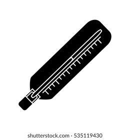 thermometer medical device icon