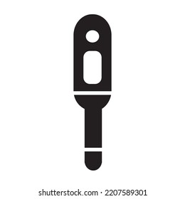 Thermometer Medical Icon Vector Illustration