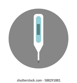 thermometer medical isolated icon