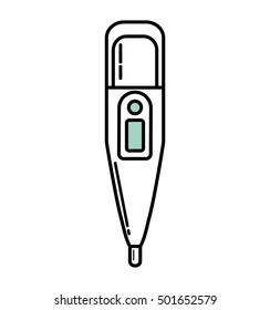 thermometer medical isolated icon vector illustration design