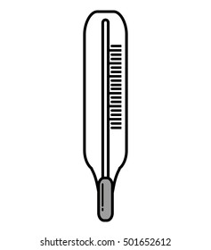 thermometer medical isolated icon vector illustration design