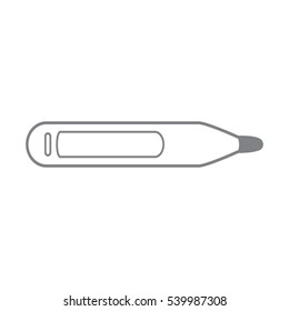 thermometer, medicine, earth, icon, vector illustration EPS 10