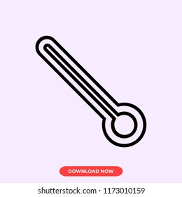 Thermometer modern vector style
