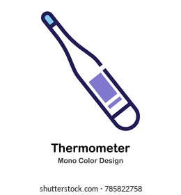 Thermometer mono color icon