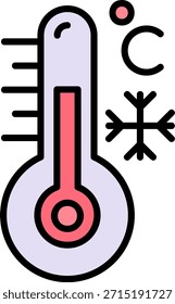 Termómetro Nuevo diseño creativo de iconos vectoriales