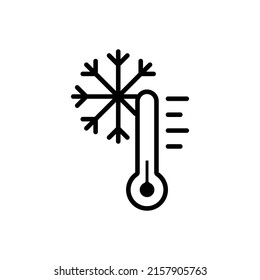 thermometer new icon simple vector