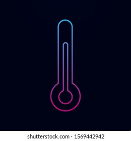 Thermometer nolan icon. Simple thin line, outline vector of measure icons for ui and ux, website or mobile application
