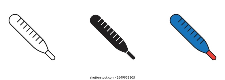 Thermometer is a precise medical device for measuring body temperature, essential for detecting fever or hypothermia.