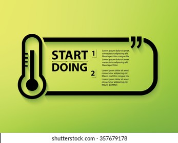 Thermometer Quotation Mark Speech Bubble,design