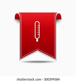 Thermometer Red Vector Icon Design