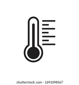thermometer sign  icon vector design illustration 