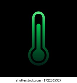 thermometer sign nolan icon. Simple thin line, outline vector of weather icons for ui and ux, website or mobile application