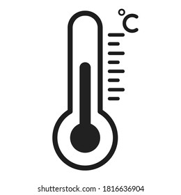 señal termómetro - Ilustración del vector 