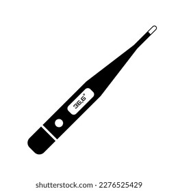 Ilustración de diseño de iconos simples termómetros con escala