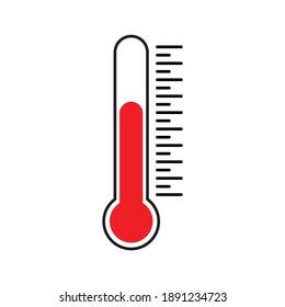 thermometer simple illustration clip art vector