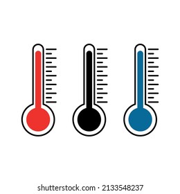 thermometer simple illustration clip art vector