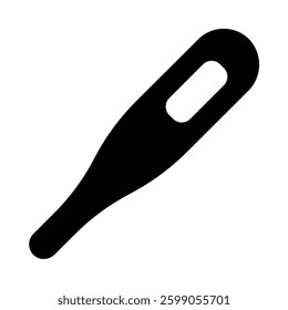 Thermometer solid icon illustration. Perfect for website mobile app presentation. Suitable for any user interface and user experience