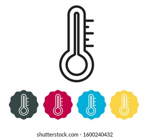 Thermometer Stock Icon as EPS 10 File