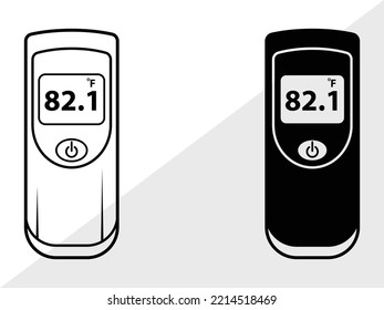 Thermometer SVG Printable Vector Illustration