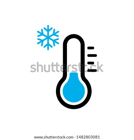 Thermometer symbol icon vector EPS 10 illustration