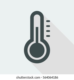 Thermometer symbol - Vector web icon