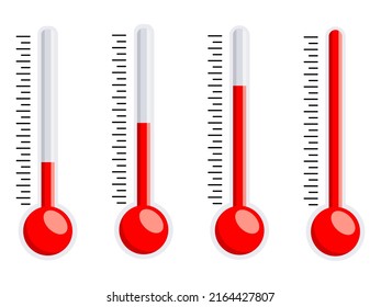 Thermometer Temperature Cold Scale Measuring Weather Stock Vector ...