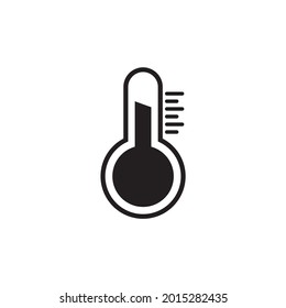 thermometer, temperature, health icon vector illustration