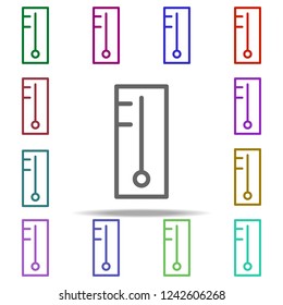 thermometer temperature icon. Elements of autumn in multi color style icons. Simple icon for websites, web design, mobile app, info graphics