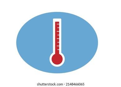 Thermometer temperature icon symbol vector illustrations 