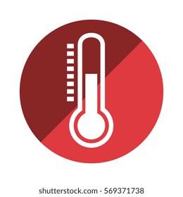 thermometer temperature measure icon