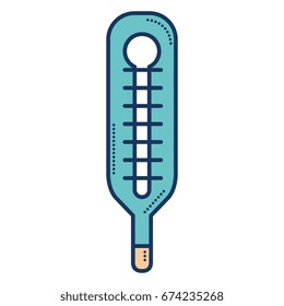 thermometer temperature measure icon