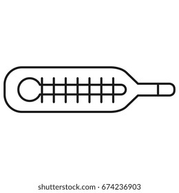 thermometer temperature measure icon