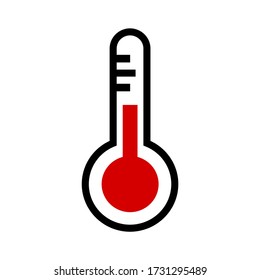 Thermometer Temperature Measurement Icon Vector Image Stock Vector ...