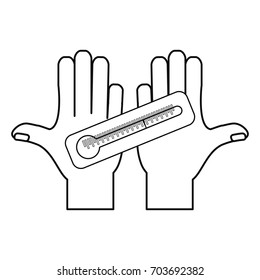 Thermometer temperature symbol