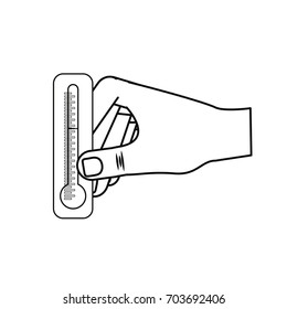 Thermometer temperature symbol