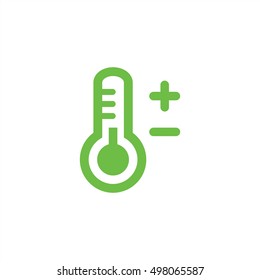 thermometer termometer temperature icon green simple