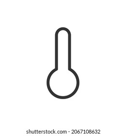 Thermometer thin line icon. Symbol in trendy outline style. Premium design for web and apps. Perfect for UI.