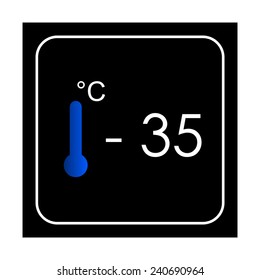 Thermometer , vector, EPS 10