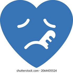 thermometer vector glyph flat  icon