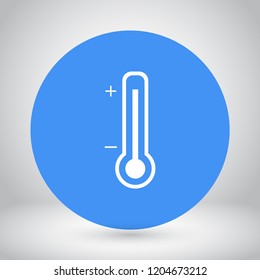 thermometer vector icon 10 eps