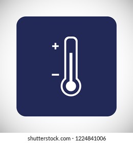 thermometer vector icon 10 eps